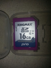 Vand ieftin Card SD 16 GB Kingmax PRO waterproof CLASS 10 foto