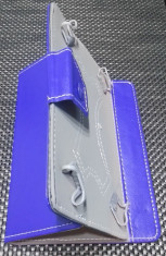 Husa tableta 7 inch model X , Albastru , tip mapa, protectie antisoc - COD 96 - foto