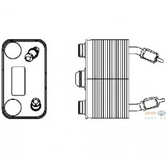 Radiator racire ulei cutie de viteze automata BMW X5 E53 PRODUCATOR HELLA 8MO 376 778 191 foto