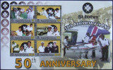 PAPUA N. GUINEE 2007 - ANIVERSARE ST. JOHN, 6 VALORI IN M/SH,NEOBLIT - PNG 001
