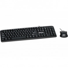 Kit tastatura+mouse SPACER SPKB-5253, USB, 1000 dpi, black foto