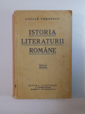 ISTORIA LITERATURII ROMANE de LUCIAN PREDESCU foto