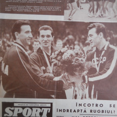 HOPCT REVISTA SPORT NR 18 [ 185 ] SEPT 1966 -VOLEI ROMANIA ,ARGINT LA PRAGA