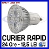 Spot LED 3W EPISTAR MR16 GU10 E14 E27 (Echivalent 30W) Alb Cald/Rece 220V