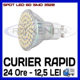 Cumpara ieftin SPOT LED MR16, GU10, E14, E27 - 60 SMD 3528 - ECHIVALENT 30W - ALB RECE SAU CALD, Becuri LED, Rece (4100 - 4999 K), ZDM