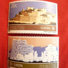 Serie - Europa CEPT - Temple 1983 Malta ,2 val.