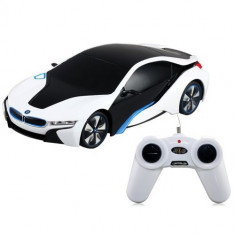 BMW i8 RC cu Telecomanda 1:24 Alb foto