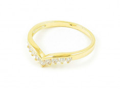 Inel Placat cu Aur 18k, cod 728 foto