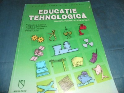 Manual Educatie Tehnologica Clasa Vii Arhiva Okazii Ro