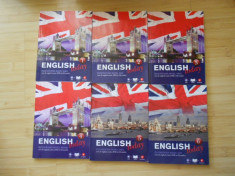 ENGLISH TODAY - 6 VOL. ( 1 , 2 , 3 , 4 , 5 , 6 ) - CU 2 DVD FIECARE foto