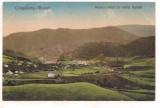% carte postala (ilustrata) -CAMPULUNG MUSCEL-Rucarul vazut din varful Posadei, Necirculata, Printata