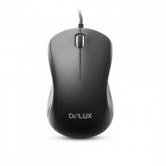 Mouse Delux Optic USB 391BU Black foto