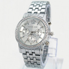 CEAS DAMA MICHAEL KORS TIMEZONE ELITE SILVER&amp;amp;DIAMONDS-SUPERB-COLECTIE 2016- foto