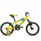 Bicicleta Copii, Ferrini Ride, 16 inch. Galben-Albastru FERRINI