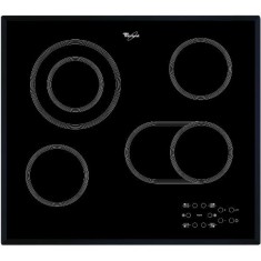 Plita incorporabila Vitroceramica Whirlpool AKT 821 BA, 4 arzatoare, aprindere electrica foto