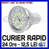 SPOT LED MR16, GU10, E14, E27 - 14 SMD 5730 - ECHIVALENT 50W - ALB RECE SAU CALD, Becuri LED, Rece (4100 - 4999 K)