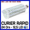 BEC LED E27 - 132 SMD 5050 - ECHIVALENT 165W - ALB CALD, ALB RECE - 220V, &gt; 100, &gt; 10000, Becuri economice, ZDM