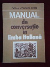 Doina Condrea-Derer - Manual de conversatie in limba italiana - 336775 foto