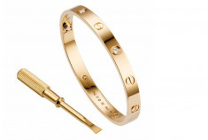 Bratara Cartier colectia Lowe, barbati,unisex cu sau fara cristale Svarowscki foto