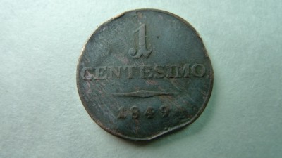 REGATUL LOMBARDIA - 1 CENTESIMO - 1840 foto