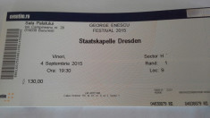 Bilet Festival George Enescu 2015 - Staatskapelle Dresden foto
