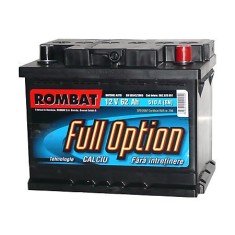 Baterie auto Rombat Full Option 62 Ah, 510 A. Ca noua. foto