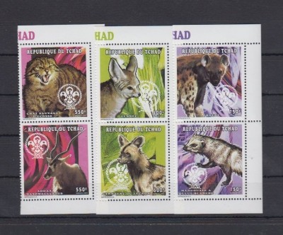 CHAD 1998 FAUNA ANIMALE SALBATICE foto