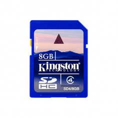 Card de memorie Kingston SD 8GB, Class 4 foto