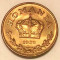 G5 ROMANIA 1 LEU 1939, 2,75 g, Ni-Brass, 18 mm, IMPECABIL UNC **