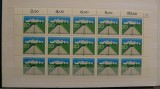 GERMANIA 1970 CANALUL DE LA BALTICA SERIE COMPLETA IN BLOC DE 15, Nestampilat