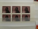 GERMANIA 1967 CENTENAR INSTITUTUL BETHEL SERIE COMPLETA IN BLOCURI DE 6