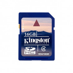 Card de memorie Kingston SD 16GB, Class 4 foto