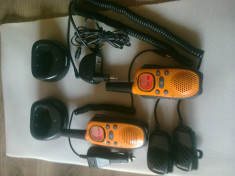 set sta?ii profesionale emisie-recep?ie pmr topcom twintalker 9100 foto