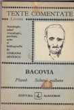 Bacovia - Plumb .Scintei galbene, Alta editura