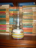 lampa gaz sticla pictata manual