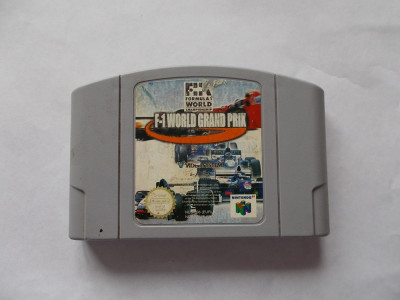 CASETA JOC NINTENDO F-1 WORLD GRAND PRIX foto