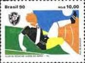 C431 - Brazilia 1990 - Fotbal 1v. neuzat,perfecta stare foto