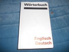 WORTERBUCH - ENGLISH DEUTSCH foto