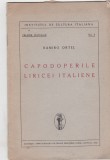 Ramiro Ortiz - Capodoperile liricei italiene, Alta editura