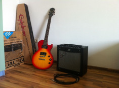 Chitara electrica Epiphone Special II+amplificator Fender Mustang I(v2) foto