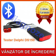 Tester Delphi DS150E cu Bluetooth + Cabluri camioane foto