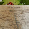 Harta veche militara KOLOMEA 43 deg E/49 deg N, harta militara 1915