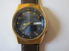 RARISIM!CEAS AUTOMATIC DOXA MILITAR MECANISM SYNCHRON ANII 70 PERFECT FUNCTIONAL foto