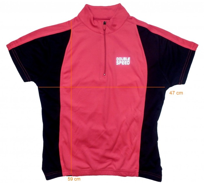 Tricou bicicleta ciclism DOUBLE SPEED, tesatura fagure( dama M)cod-169161 foto mare Tricou bicicleta ciclism DOUBLE SPEED, tesatura fagure( dama M)cod-169161 foto mare