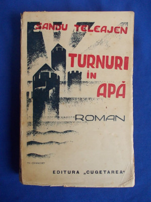 SANDU TELEAJEN - TURNURI IN APA ( ROMAN ) - EDITIA 1-A - 1935 foto