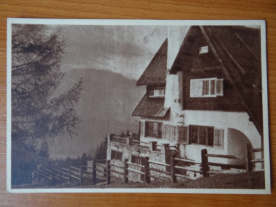 Carte postala - Vedere - Sepia - anii 50 - Predeal - Casa de odihna foto