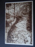 Carte postala - Vedere - Sepia - Slanic - Moldova - Cascada, Circulata, Fotografie