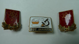 INSIGNE PIONIER - CERCETATOR I - TOT INAINTE - LOT DE 3 BUC, Romania de la 1950