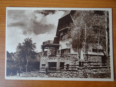 Carte postala - Vedere - Sepia - anii 50 - Predeal - Casa de odihna foto