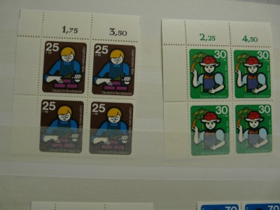 GERMANIA 1974 TINERET SERIE COMPLETA IN BLOCURI DE 4 foto
